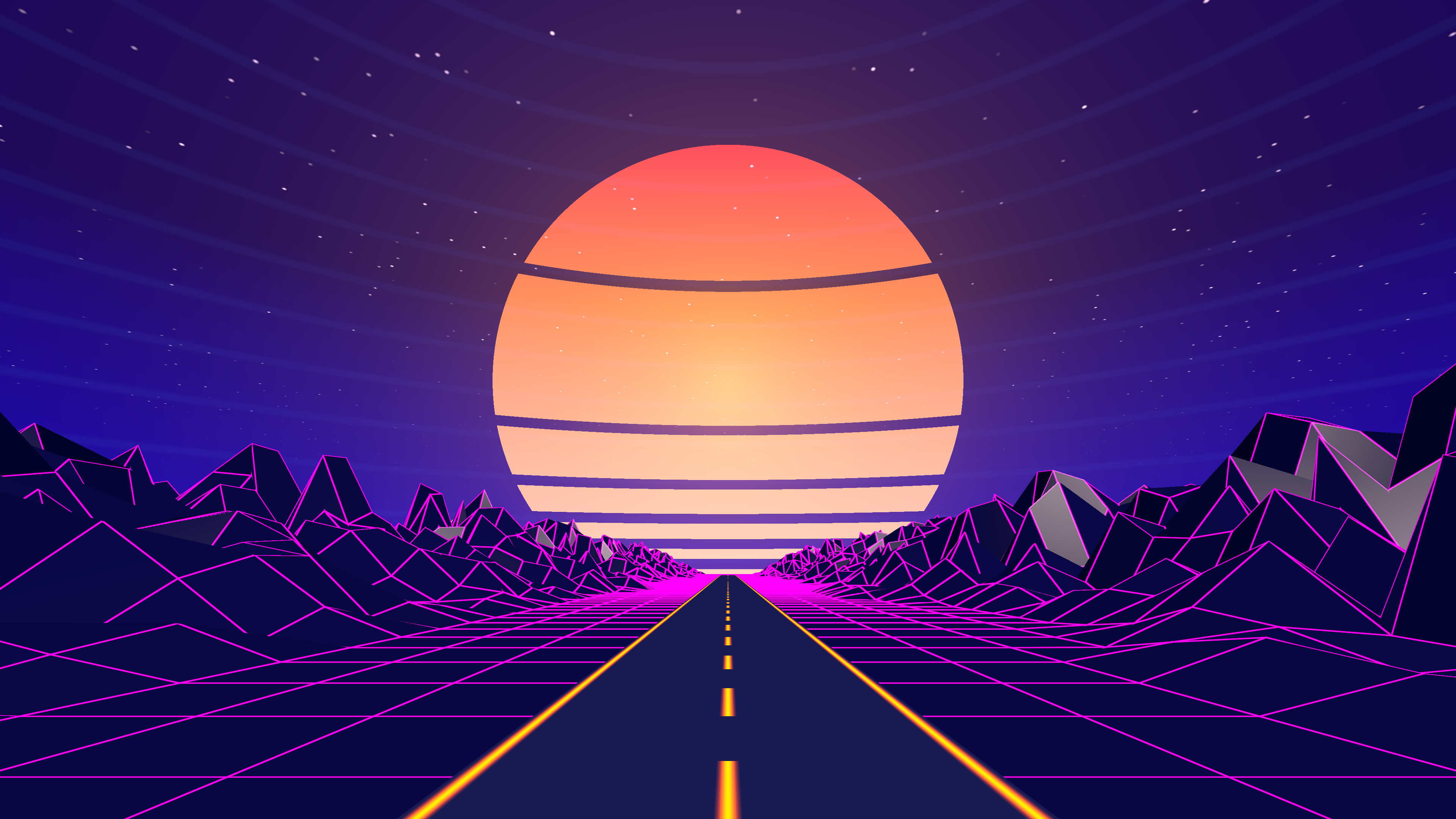 Synthwave Spaceships Cover